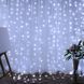 Світлодіодна гірлянда-штора USB 3&times;3 м 300 LED з пультом, біле світло / гірлянда-завіса на вікно 0235a фото 3