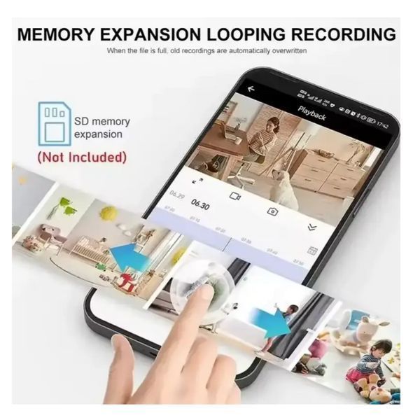 Міні Камера IP Відеоспостереження Wi-Fi FullHD 1080 A9 Бездротова Z-IOT CAM Black / міні wifi камера для будинку офісу прихована каме 0053b фото