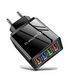 Мережевий зарядний пристрій Black/4xUSB-A 0011c фото