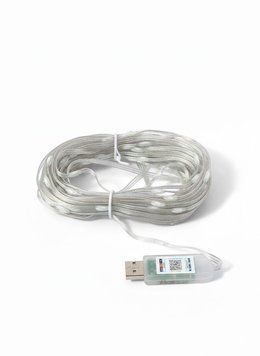 Гирлянда USB капля, 10 метров, RGB многоцветная / Декоративное освещение с настройкой через приложение 2071 фото
