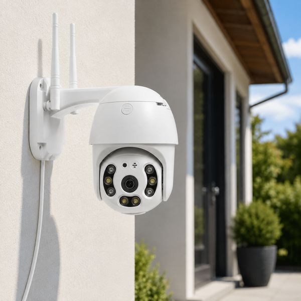 Камера відеоспостереження поворотна Wi-Fi A6 V720 з нічним баченням та датчиком руху / IP-камера для дому та офісу 2088 фото