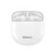 Бездротові Bluetooth навушники BASEUS Encok W2i White з мікрофоном ENC та зарядним кейсом / Блютуз навушники для телефону 0521 фото 1