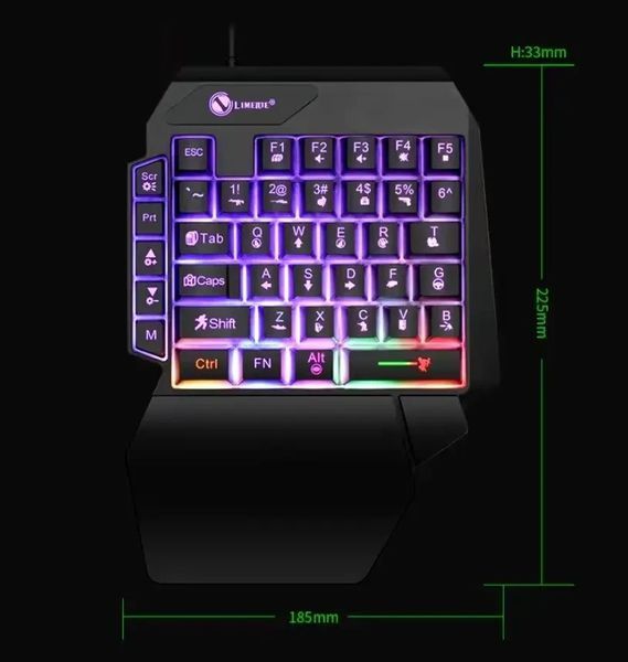 Клавіатура Limeide GK103S провідна 1334 фото